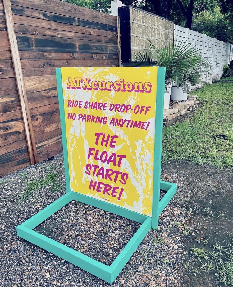 Groovy Painted Sign
