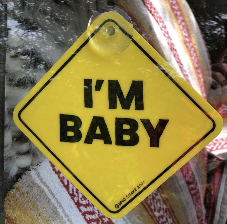 I'm Baby Window Sign