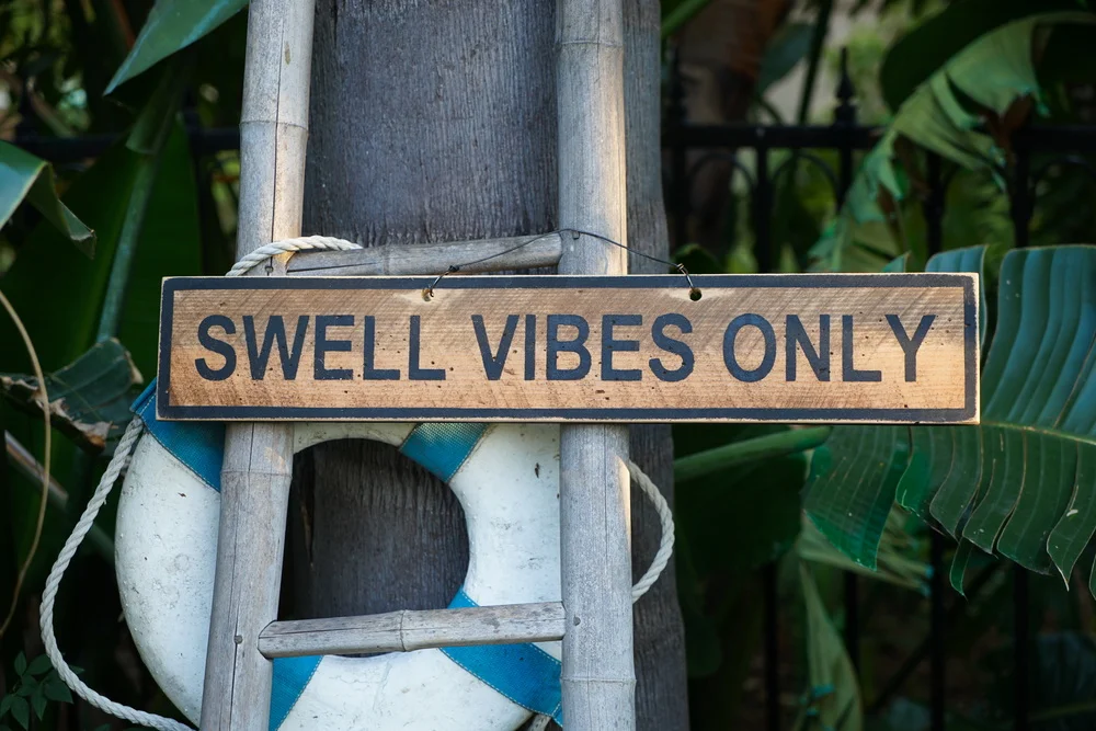 Swell Vibes Only Sign