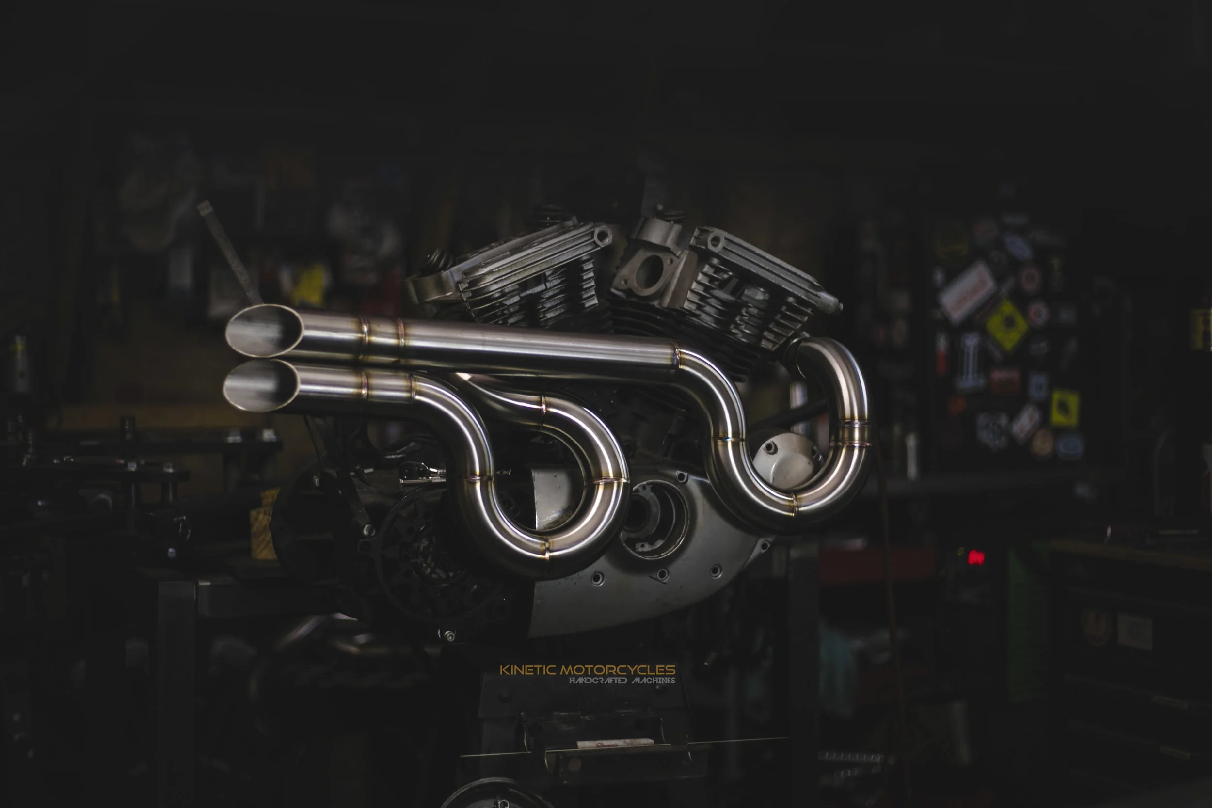Kinetic Motorcycles 540 Laterals Sportster Exhaust
