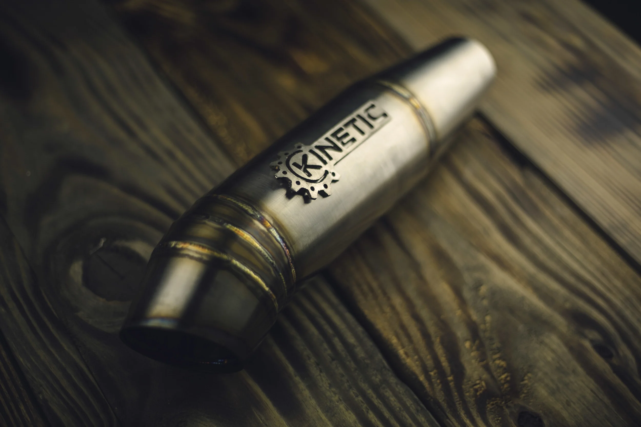 Kinetic Motorcycles Stream Series Muffler