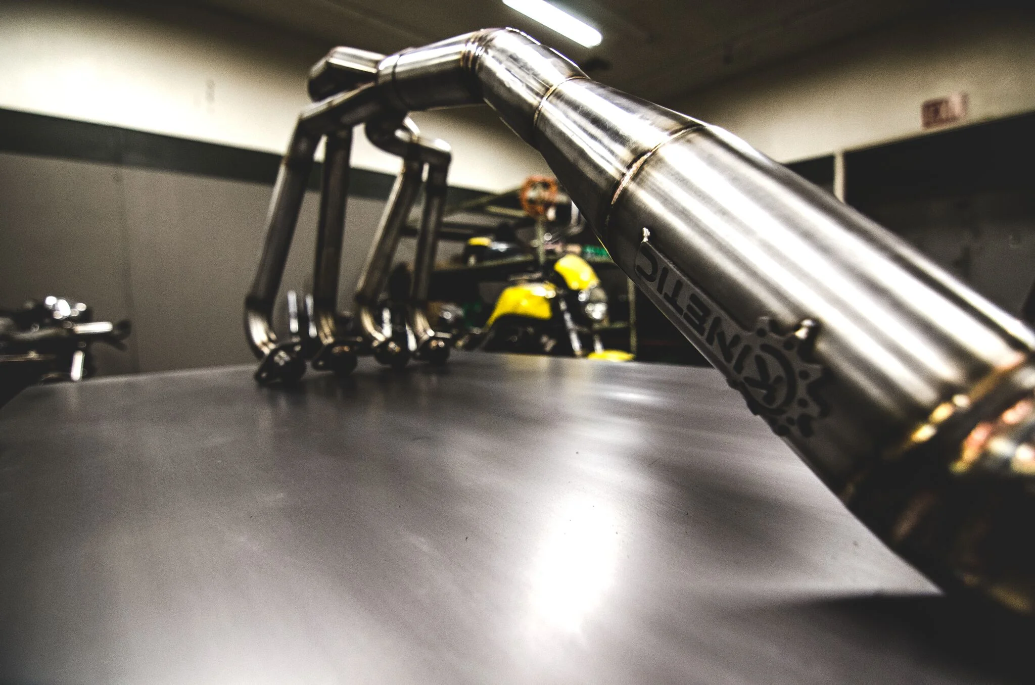Kinetic Motorcycles CB 421 Exhaust System
