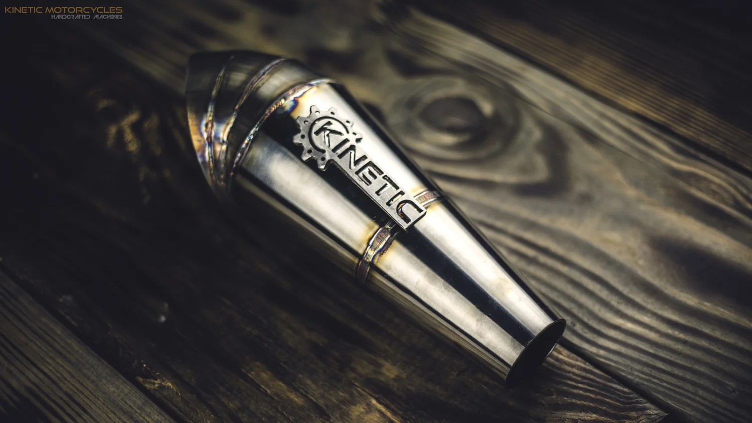 Kinetic Motorcycles Powercone Muffler