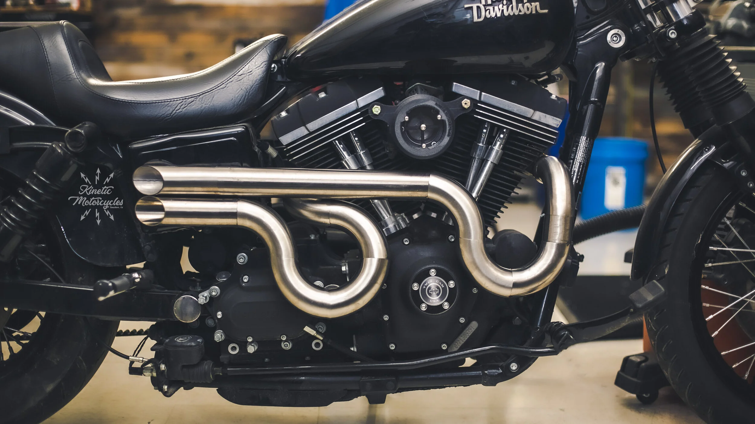 Kinetic Motorcycles 540 Laterals Dyna Exhaust