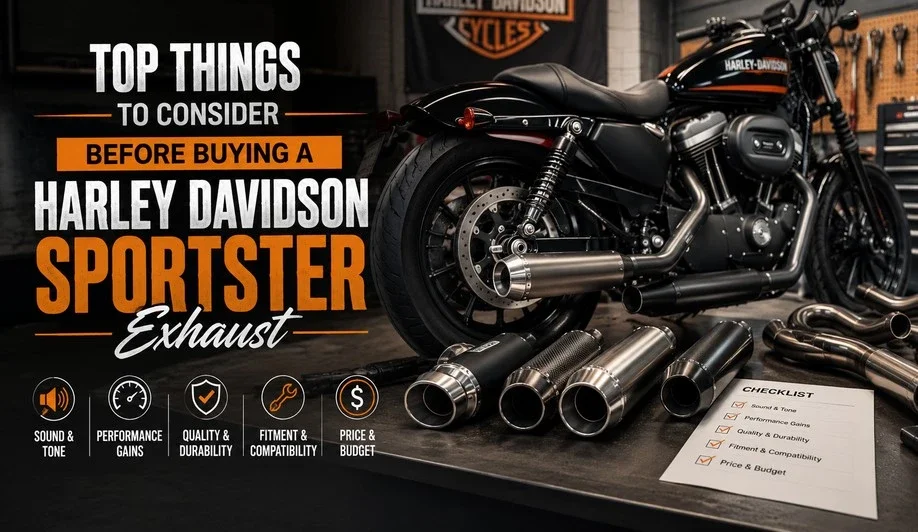 Top Things to Consider Before Buying a Harley Davidson Sportster Exhaust
