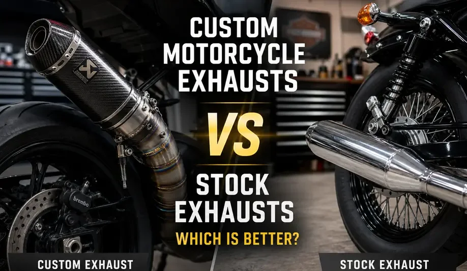 Custom Motorcycle Exhausts vs Stock Exhausts: Which Is Better?
