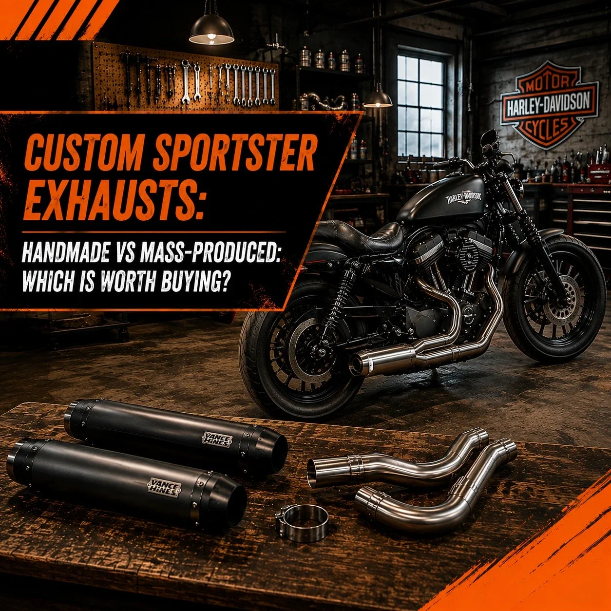 Handmade vs Mass-Produced Custom Sportster Exhausts: Which Is Worth Buying?