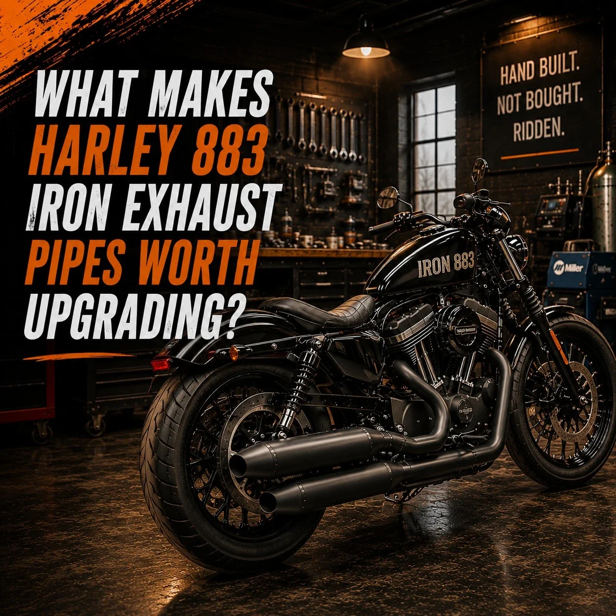 What Makes Harley 883 Iron Exhaust Pipes Worth Upgrading?