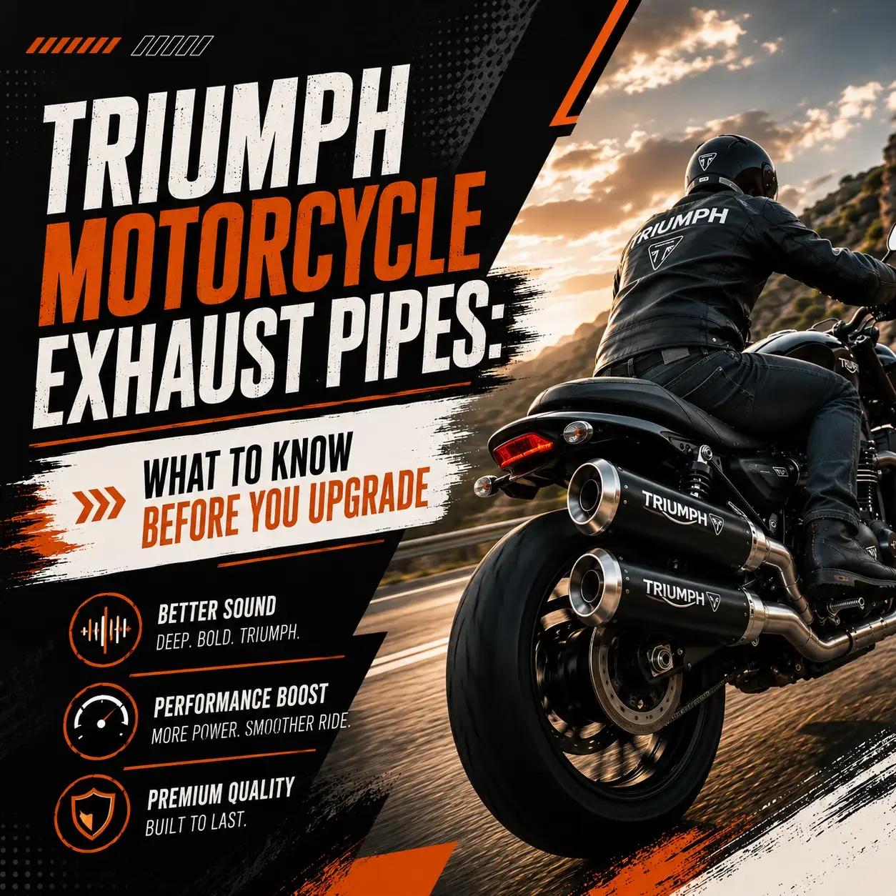 Triumph Motorcycle Exhaust Pipes: What to Know Before You Upgrade