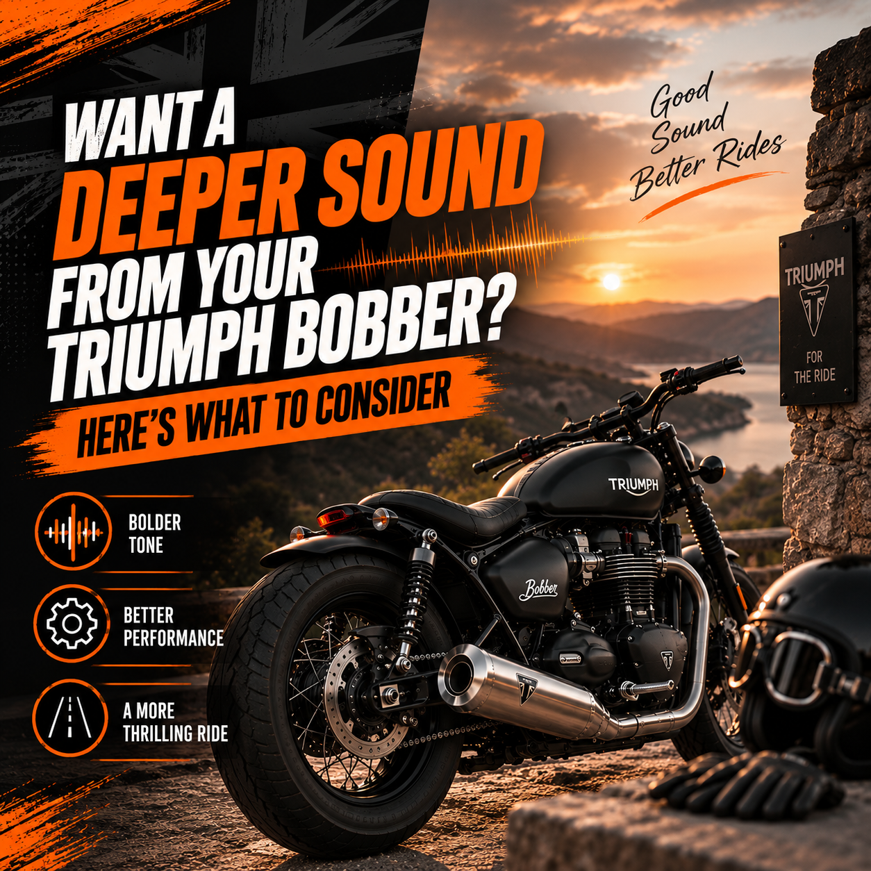 Want a Deeper Sound from Your Triumph Bobber? Here's What to Consider