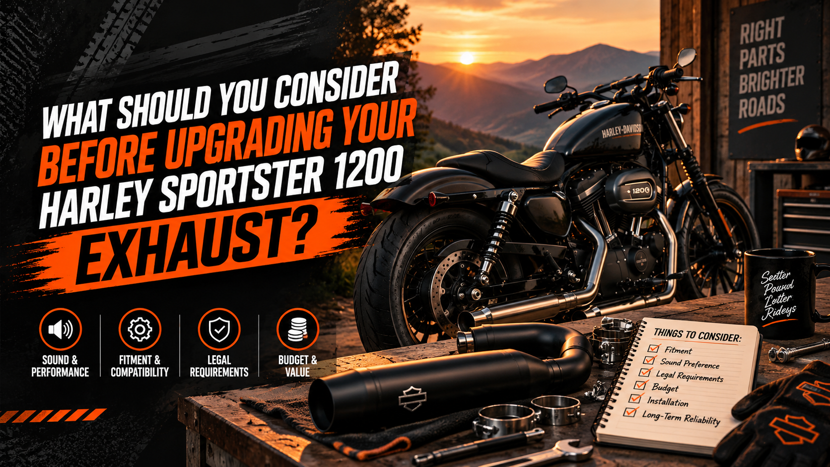 What Should You Consider Before Upgrading Your Harley Sportster 1200 Exhaust?