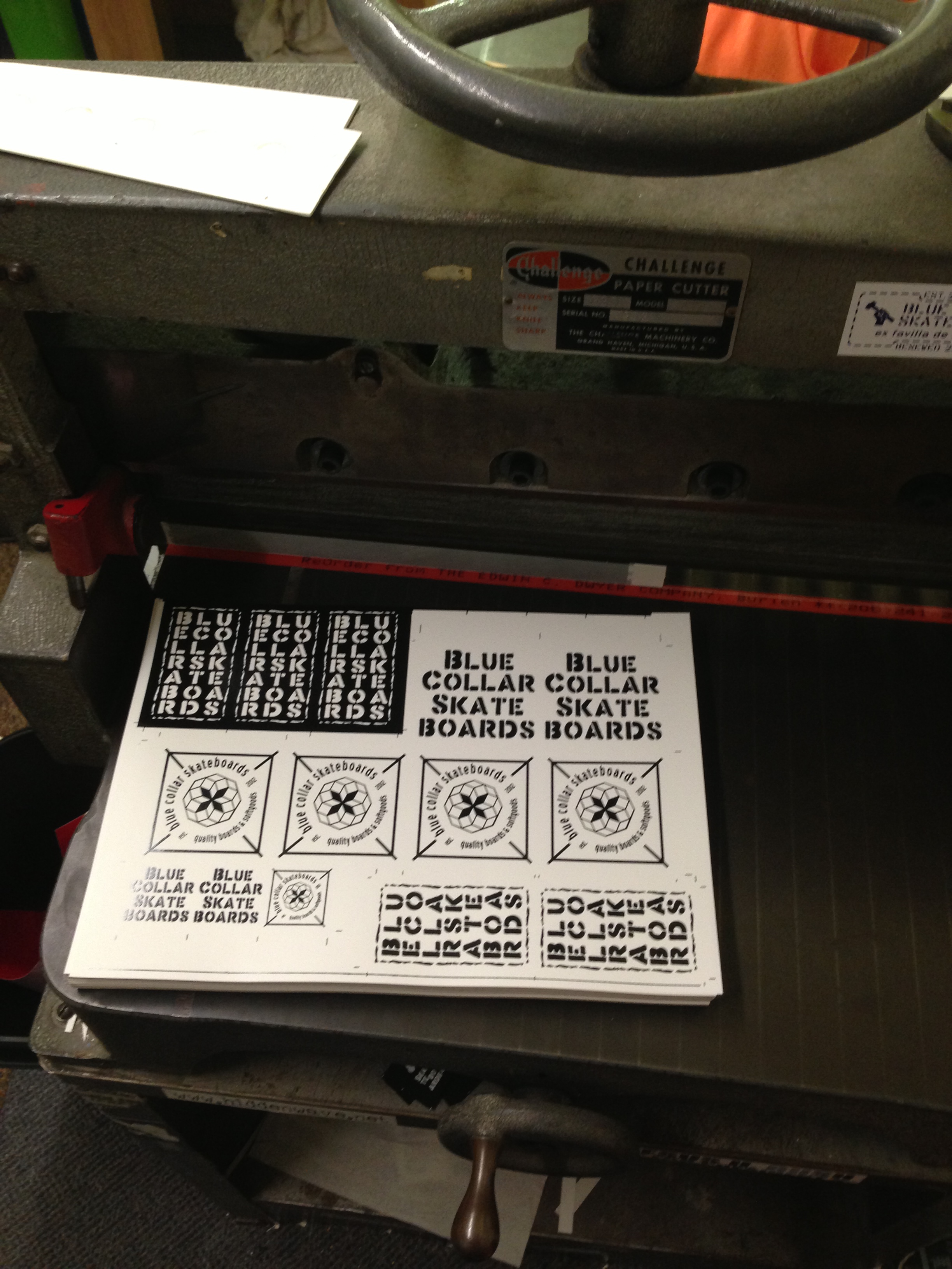 Our paper cutter is a dinosaucer. 