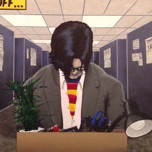 Logan Mcquag "Super Recession" superman painting.