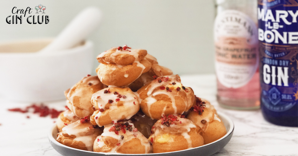 Gin & Tonic Profiteroles are the dessert we want, need & deserve