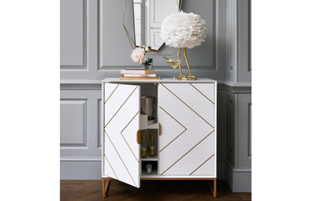 10 Stunning Art Deco Inspired Drinks Trolleys Cabinets To Add