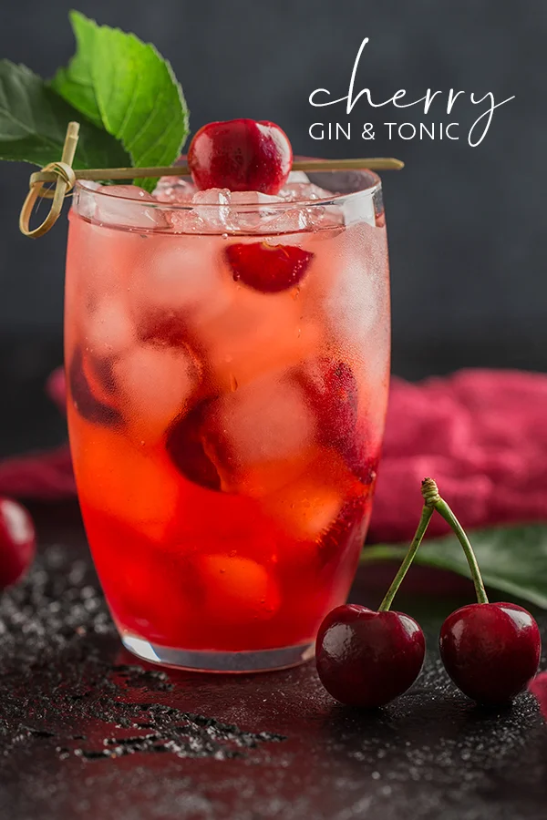 Try this fresh cherry gin and tonic for a summery twist on your usual G