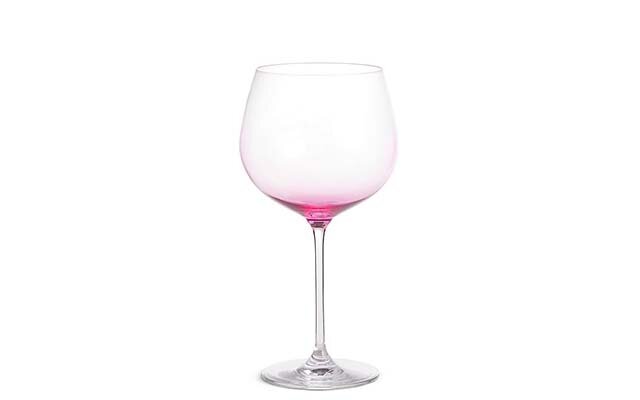 pink gin glasses tesco