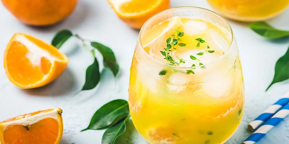 This clementine and thyme gin and tonic will brighten up the gloomiest