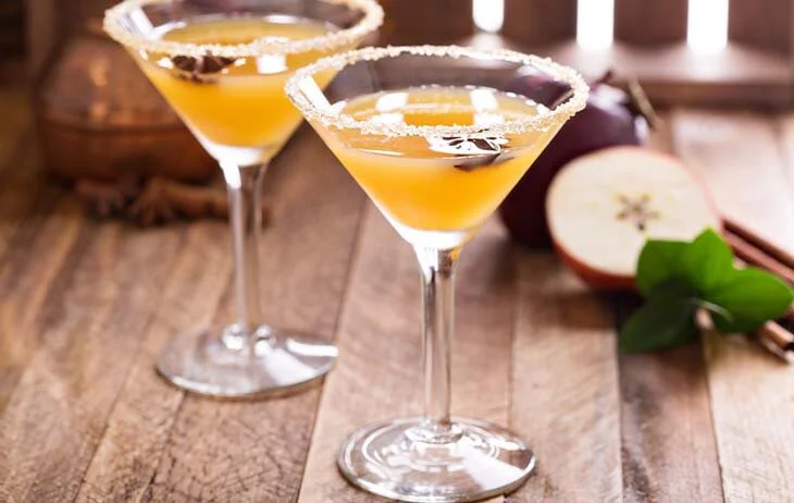 A Caramel Appletini cocktail is our favourite grownup