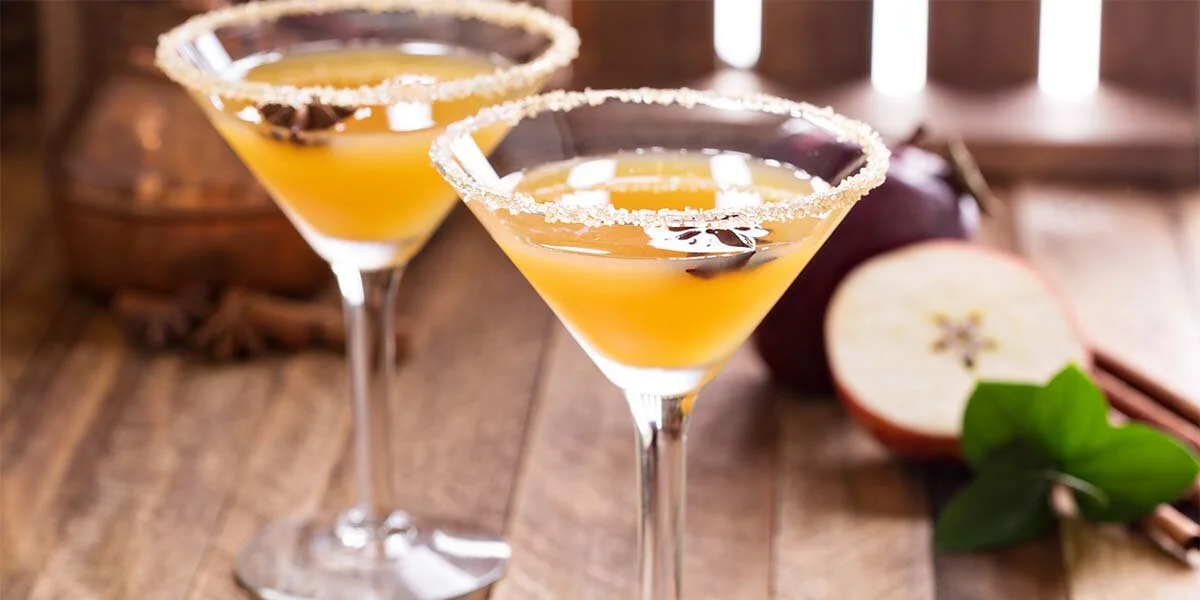 A Caramel Appletini cocktail is our favourite grownup take on a toffee