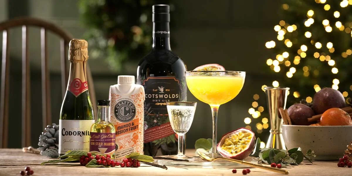Get the Christmas festivities started with our fruity Gin Star Martini