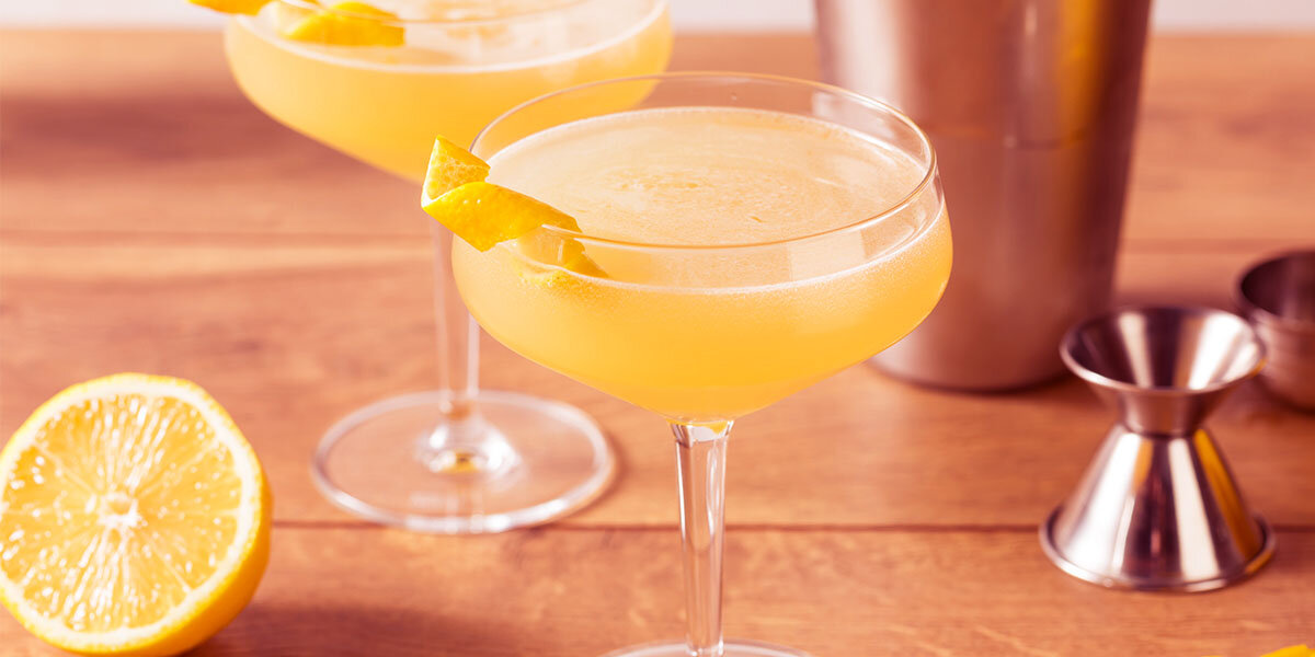 Gin, orange, lemon this easy martinistyle cocktail is bursting with