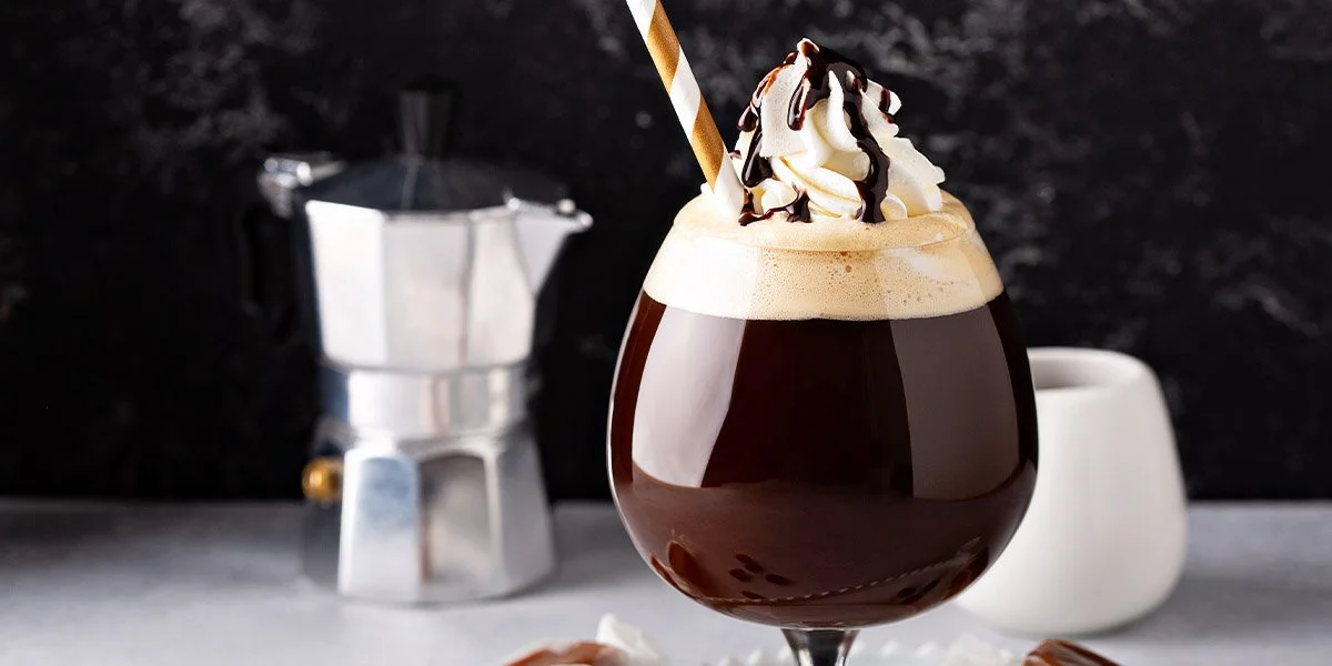 This Chocolate, Amaretto & Gin Irish Coffee recipe is on a whole new