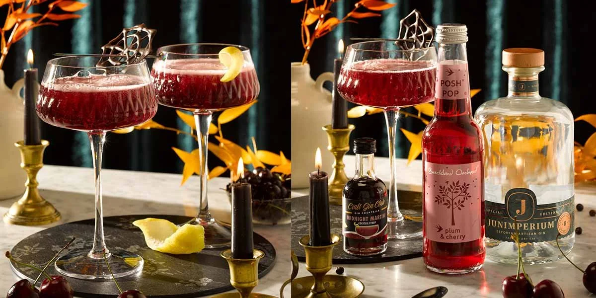 Craft Gin Club's Midnight Martini is the perfect cocktail for autumn