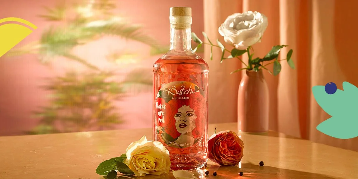 Introducing Batch Roses Are Red Gin! The perfect pink gin for Valentine
