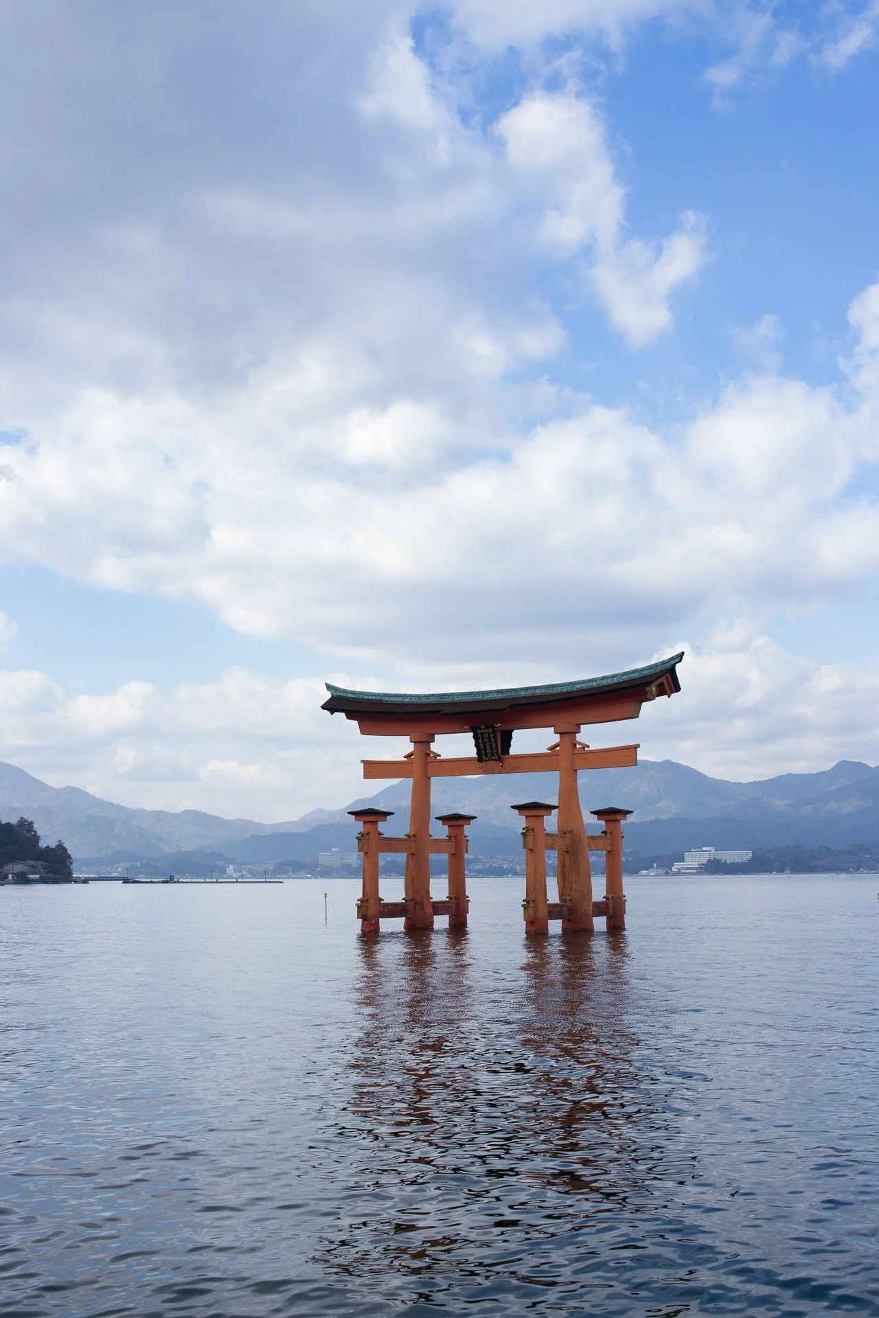 The magnificent torii gate of Itsukushima Shrine once served as the sole gateway to this enchanting island.