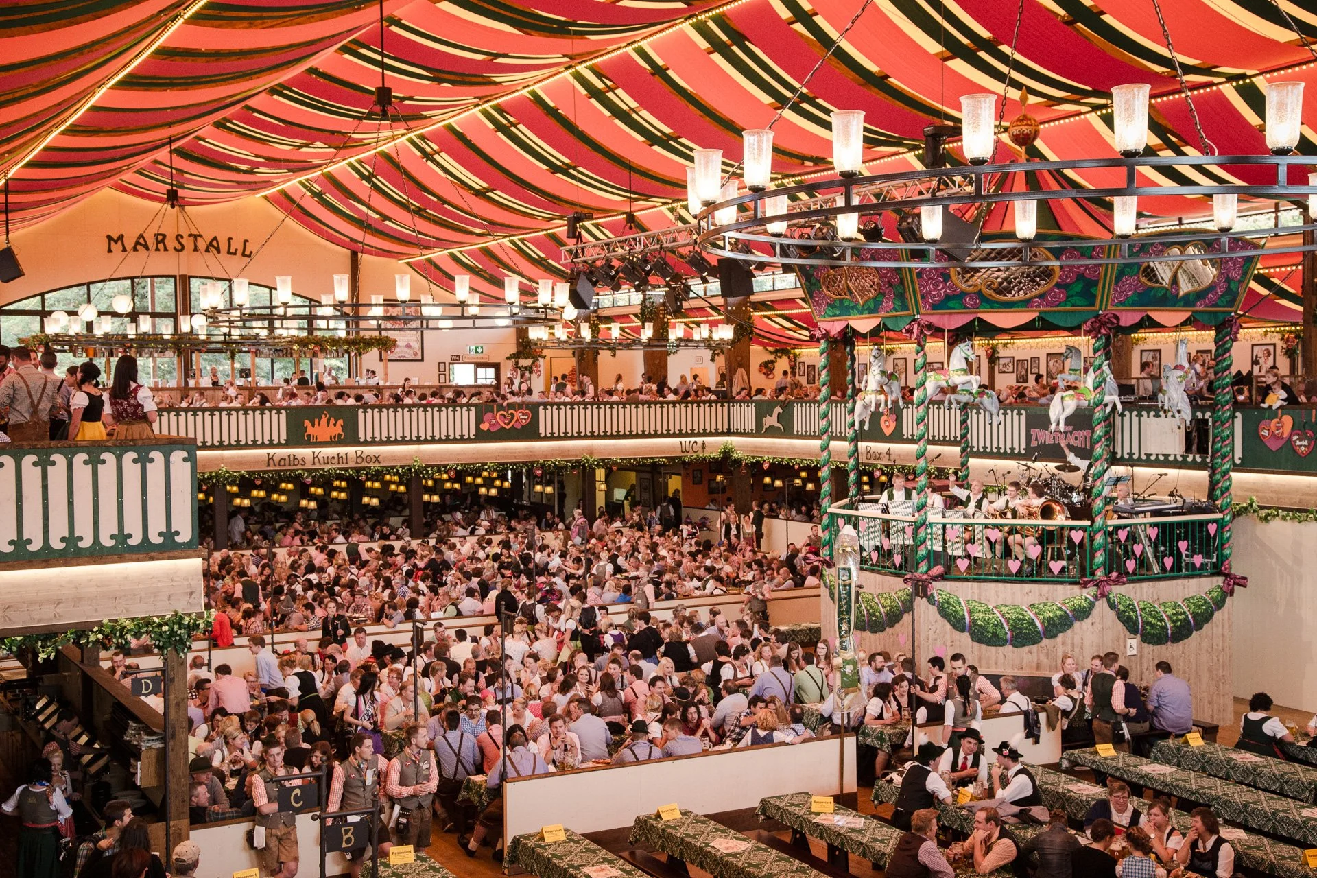 Marstall, one of the 17 Munich brewery big tents.