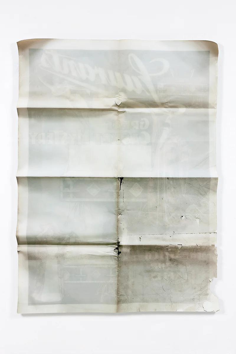 «Ink on Paper» (2012) Shapecut Diasec. 165 x 120 x 2.5 cm. Photo: Vegard Kleven