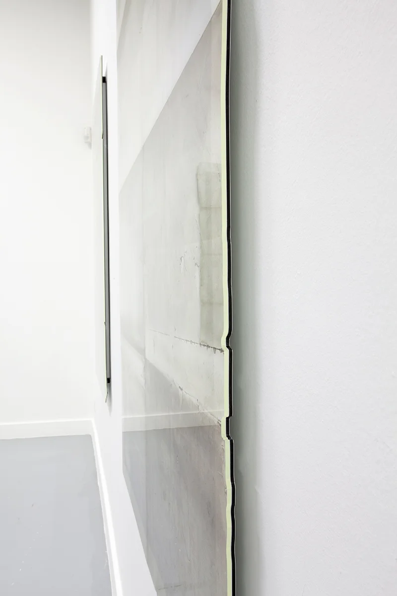 «Ink on Paper» (2012) Shapecut Diasec. 165 x 120 x 2.5 cm