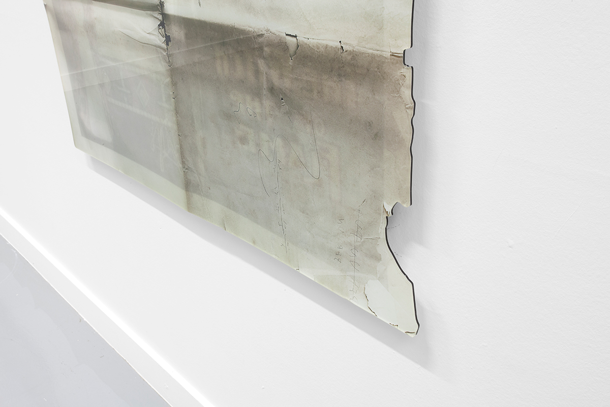 «Ink on Paper» (2012) Shapecut Diasec. 165 x 120 x 2.5 cm