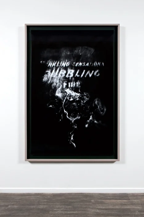 «Fraud Medium» 2012 Analogue silver gelatin print on baryta paper. Print size: 150 x 100 cm. Frame size: 164 x 114 cm. Ed: Unique + 1 AP - Installation view: Lars Morell «Fraud Medium» Norske Grafikere, Oslo. 31.01 - 24.02.2013. Documentation photos: Vegard Kleven