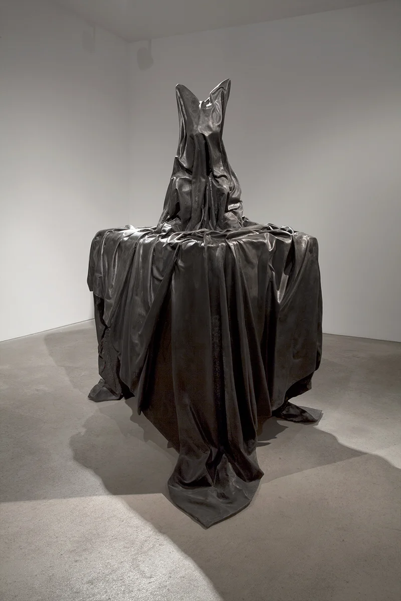 «Silent Codes» (2012) Bronze. 140 x 110 x 160 cm Unique / LM-CL 2013-016 Installation view: Choi & Lager, Cologne (13.09 - 26.10.2013)