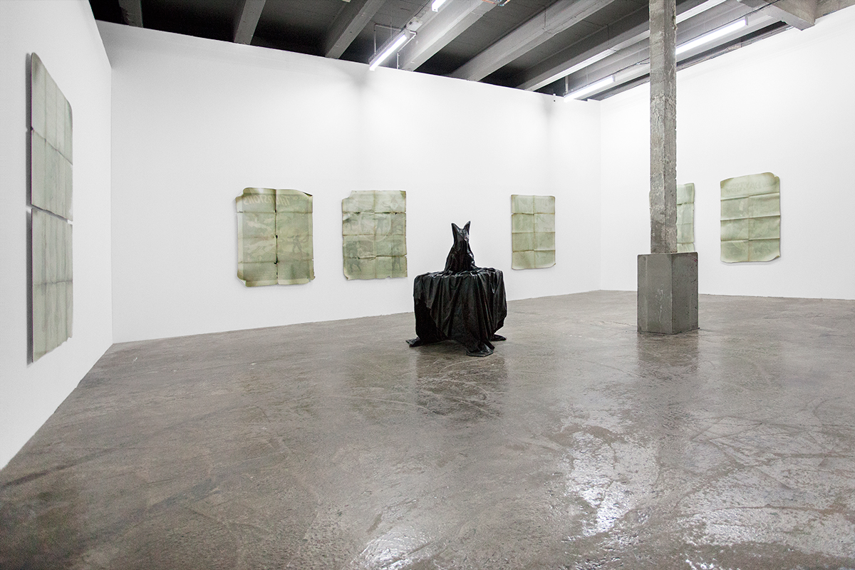 Installation view: Lars Morell «Porta’s Description» Palais de Tokyo, Paris. 25.02 - 05.04.2013. Curated by Marc Bembekoff.