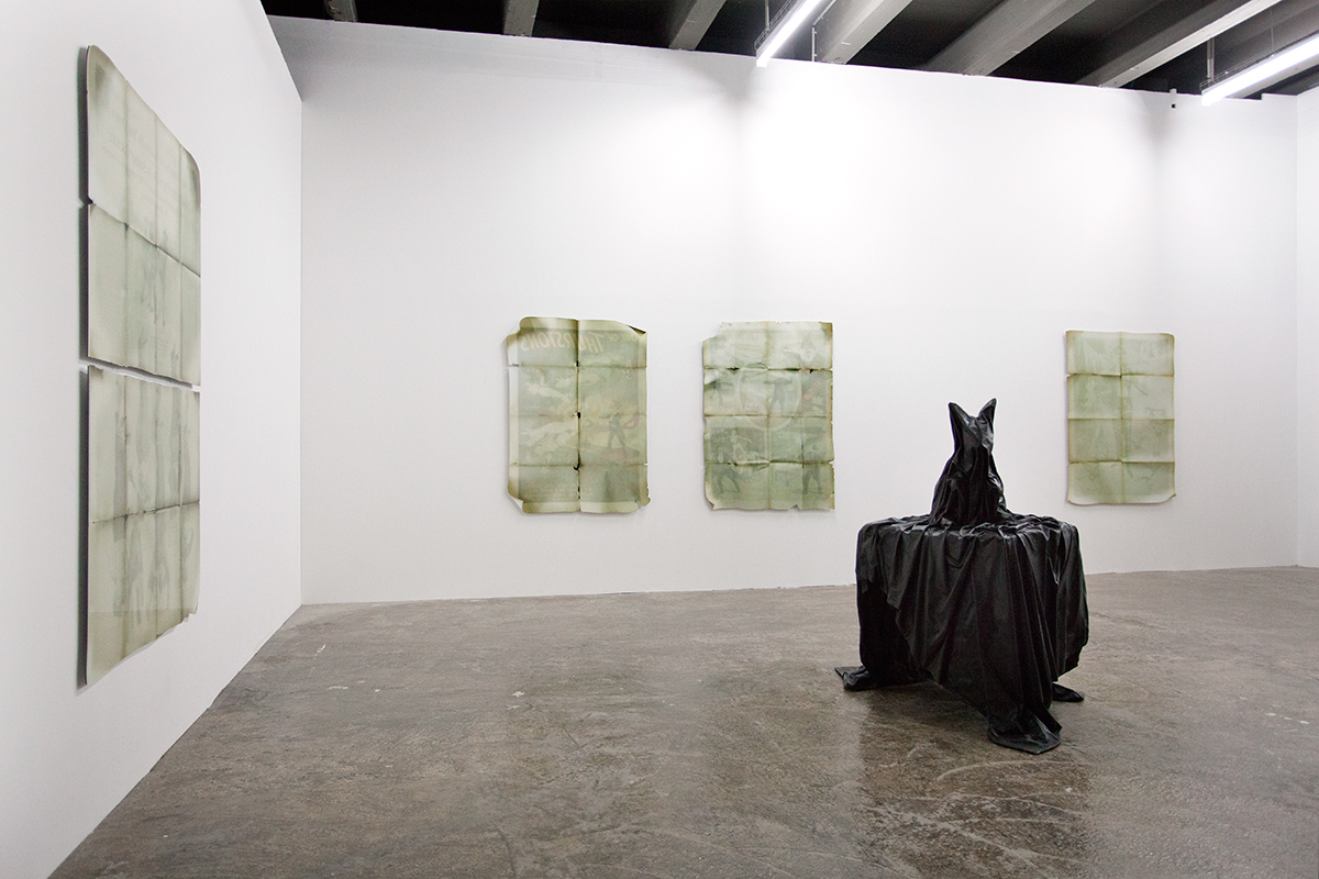 Installation view: Lars Morell «Porta’s Description» Palais de Tokyo, Paris. 25.02 - 05.04.2013. Curated by Marc Bembekoff.