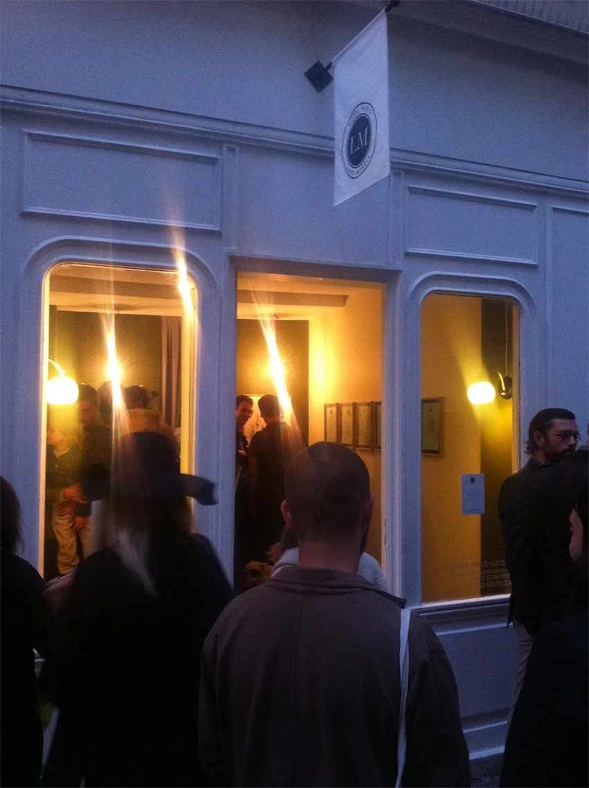 Installation view: Lars Morell «Hotel Paris» Galerie Nivet-Carzon, Paris. 16.09 - 20.10.2012.