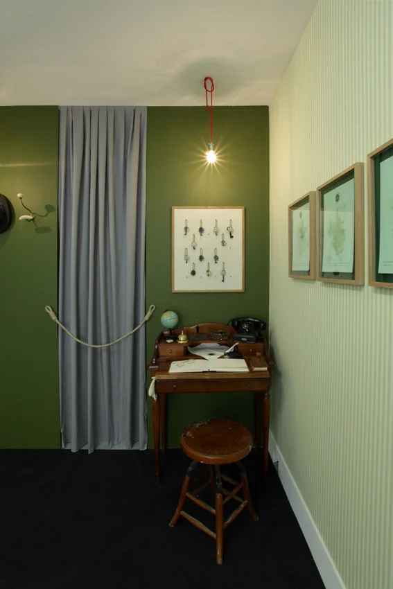 Installation view: Lars Morell «Hotel Paris» Galerie Nivet-Carzon, Paris. 16.09 - 20.10.2012.