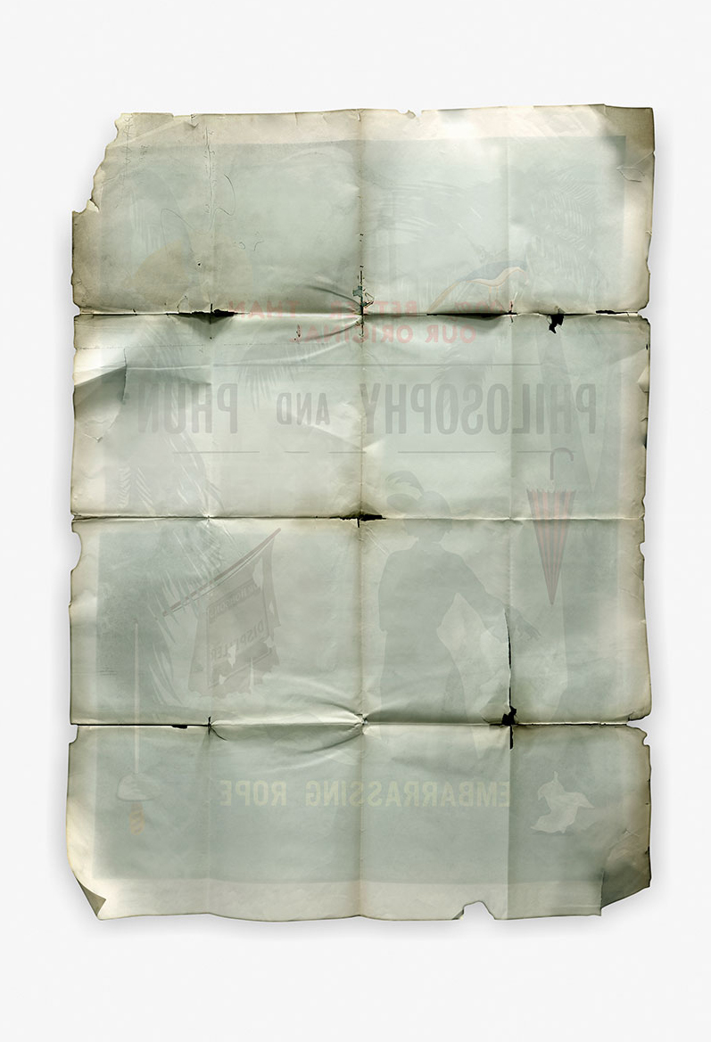 “Ink on Paper” (2015) Shape cut Diasec 165 x 118.5 x 2.5 cm