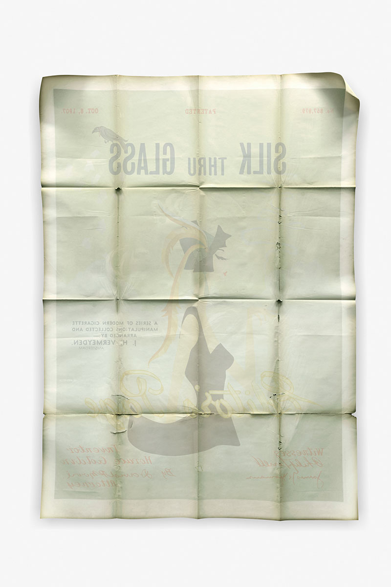 “Ink on Paper” (2015) Shape cut Diasec, 160 x 114.5 x 2.5 cm.