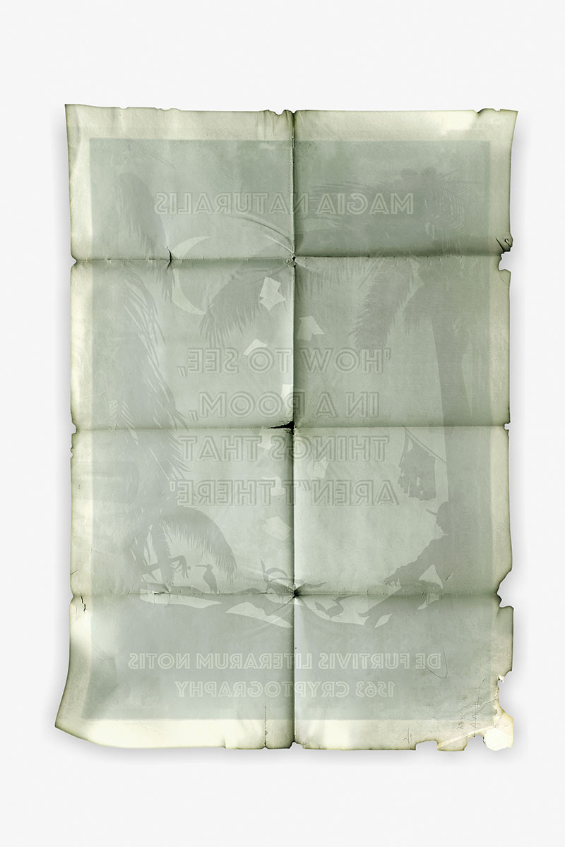 “Ink on Paper” (2015) Shape cut Diasec, 161 x 115 x 2.5 cm.