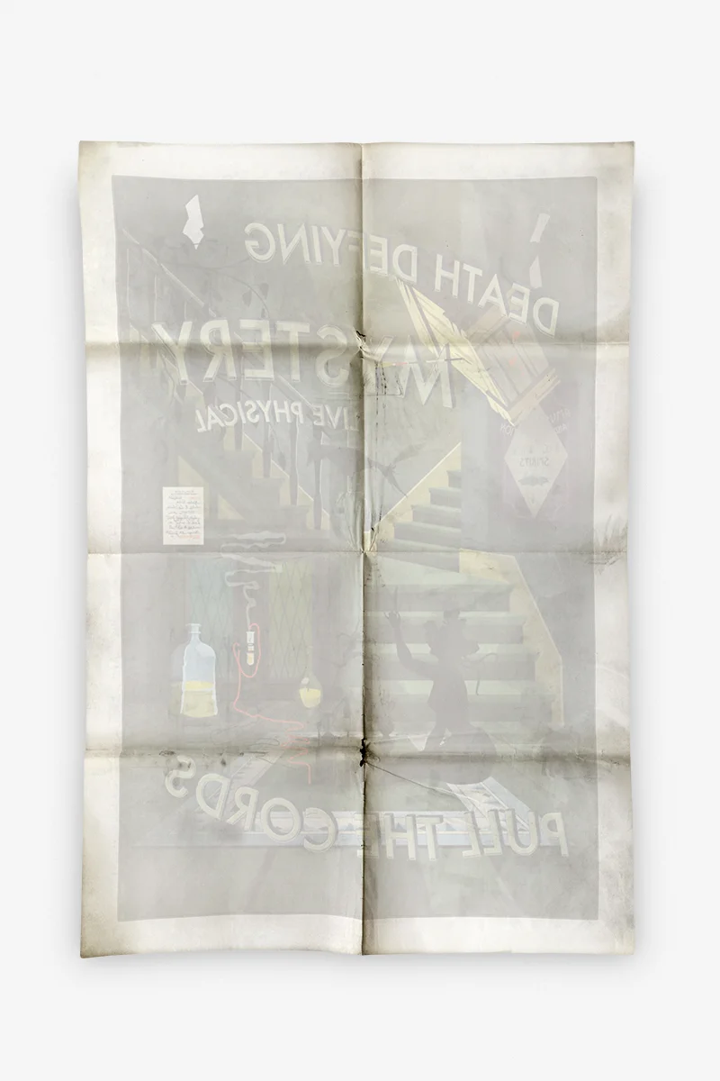 INK ON PAPER # 32 (2016) UV cured print on aluminum 115 x 79 cm. Edition: 1/7+1AP. 
