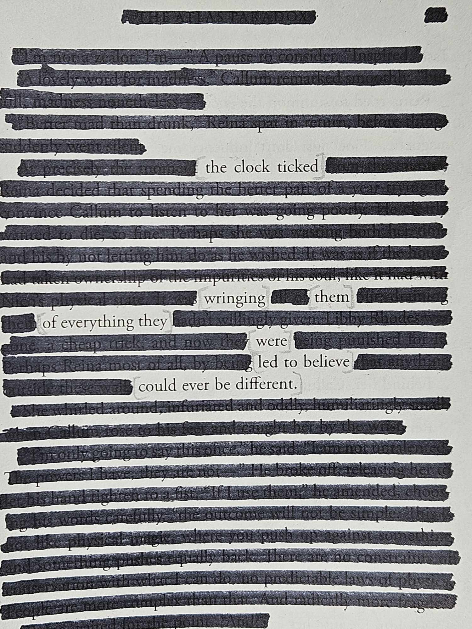 Blackout Poetry in Cornwall, UK