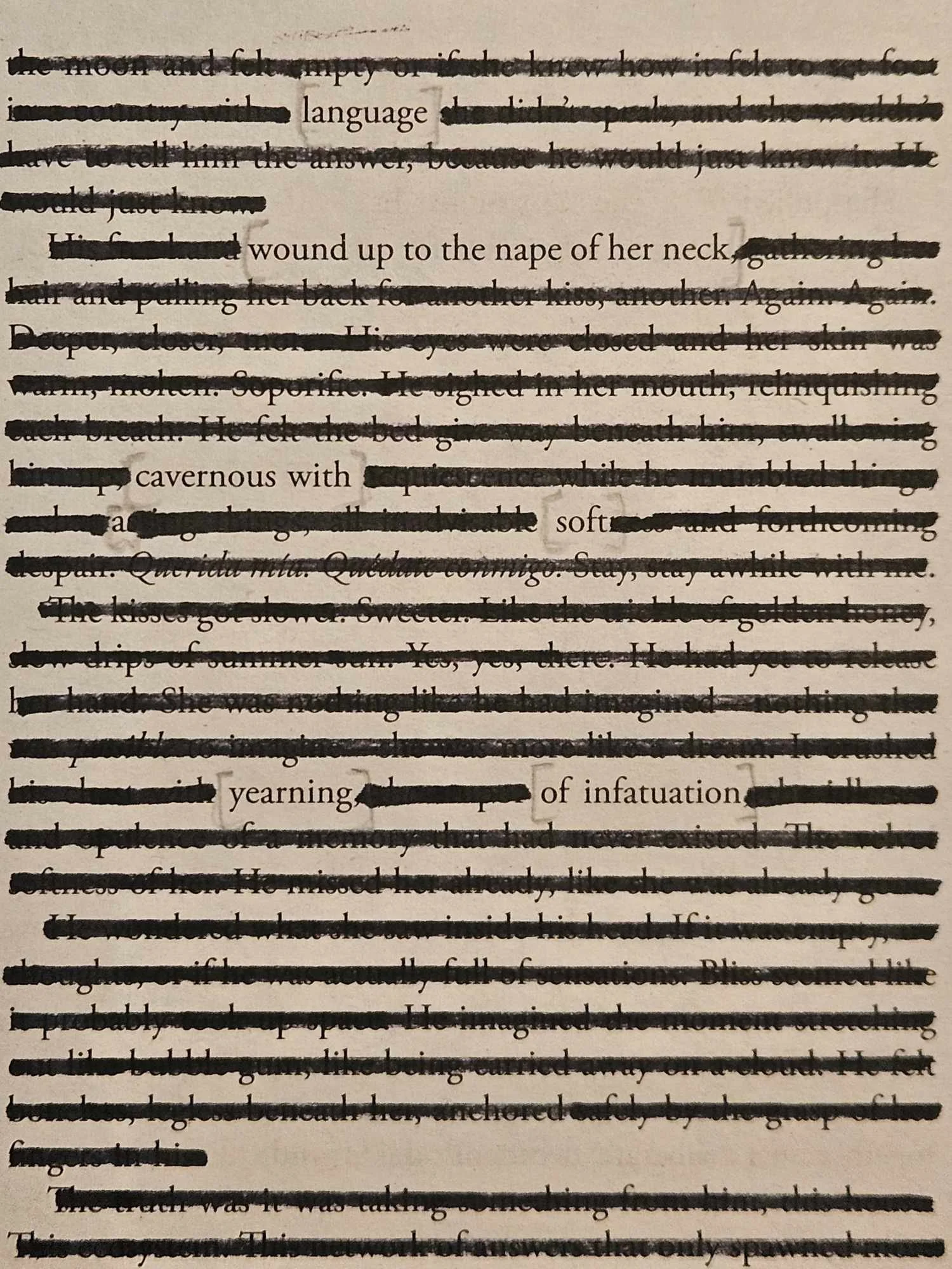 Blackout Poetry in Cornwall, UK