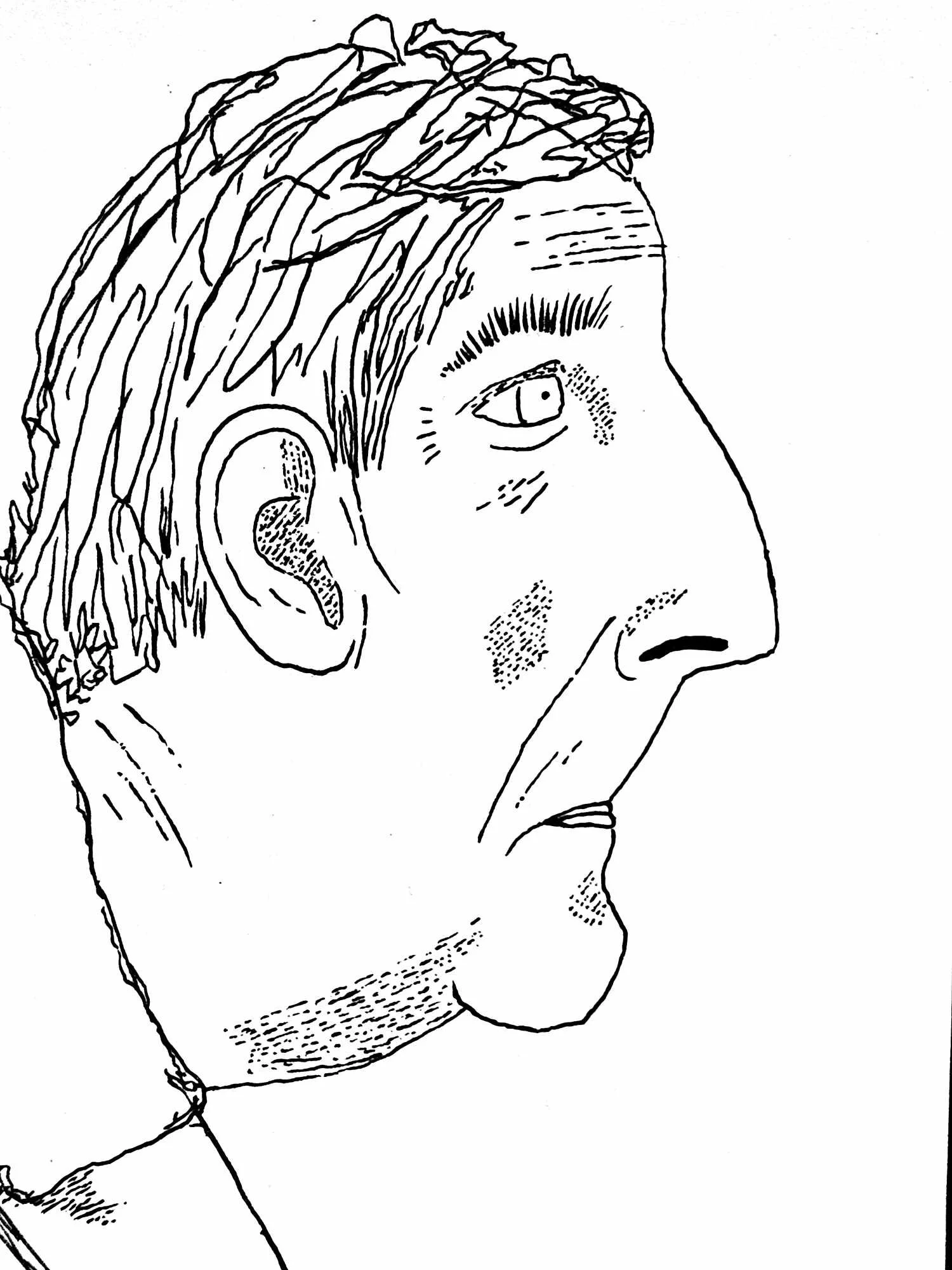 Drawing in Cornwall, UK