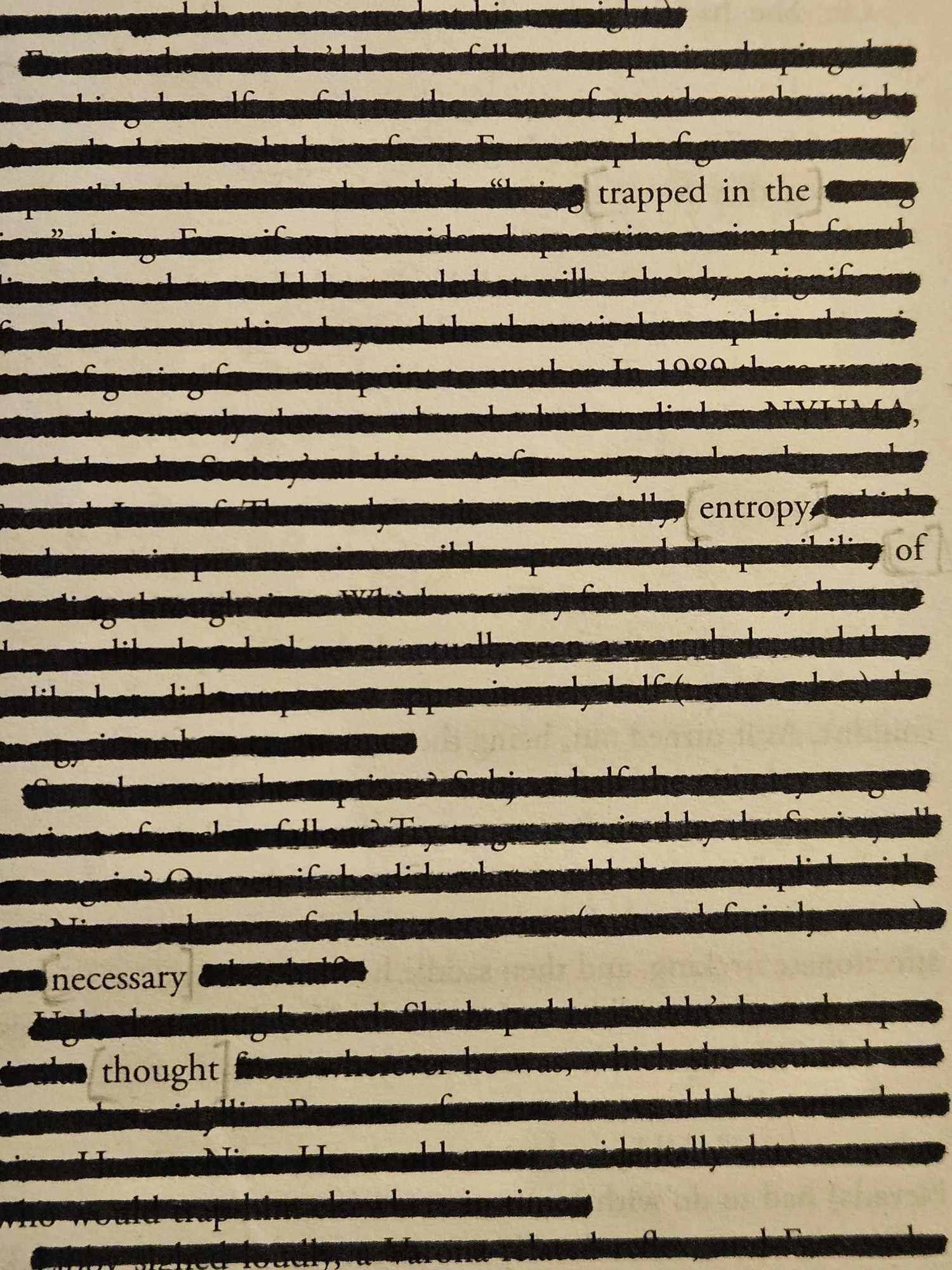  Blackout Poetry in Cornwall, UK 