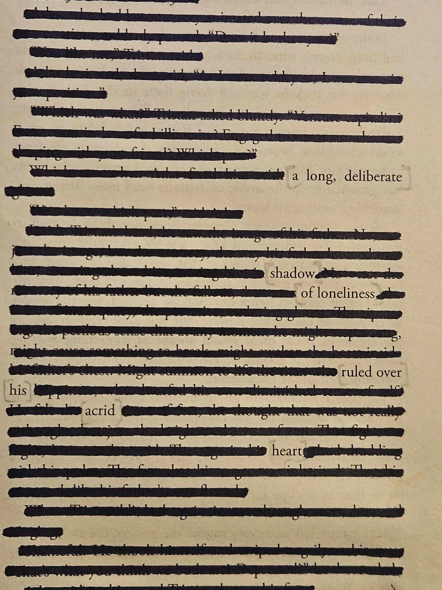  Blackout Poetry in Cornwall, UK 