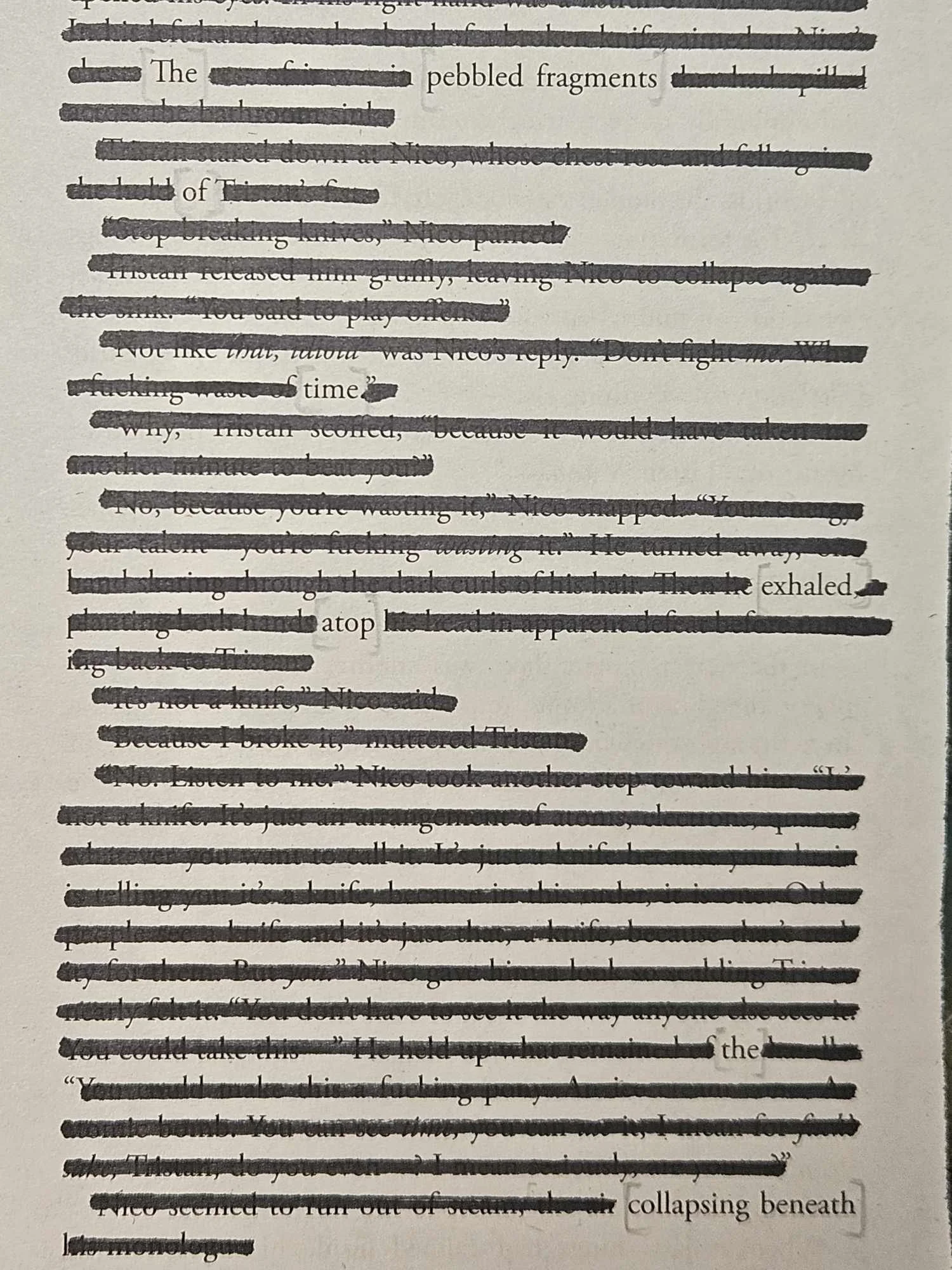  Blackout Poetry in Cornwall, UK 